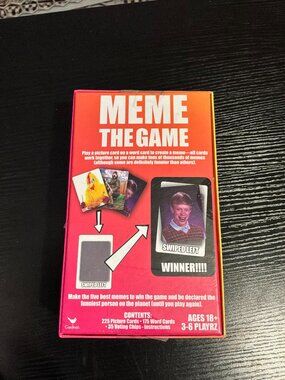 Cardinal Meme: The Game — Open Box, As Pictured
